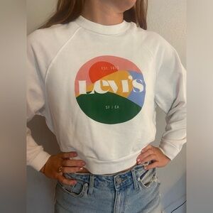 Levi’s cropped sweatshirt